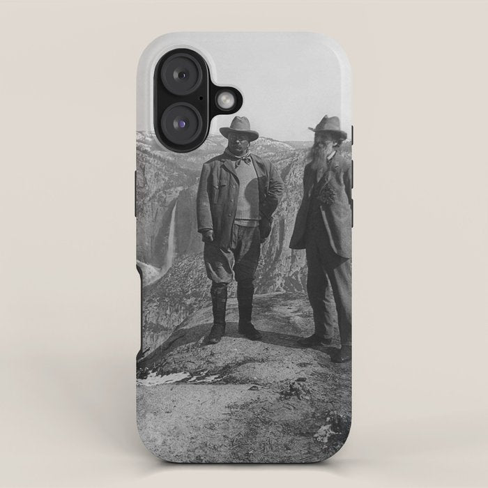 John Muir Teddy Roosevelt Yosemite National Park iPhone Case Gallery Image 1