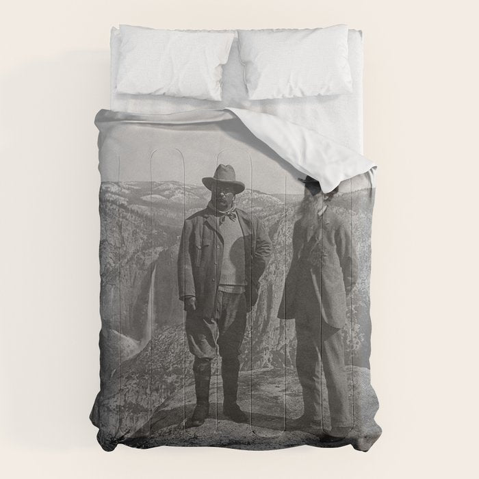 John Muir Teddy Roosevelt Yosemite National Park Comforter Gallery Image 6