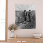 John Muir Teddy Roosevelt Yosemite National Park Wall Tapestry Gallery Image 2