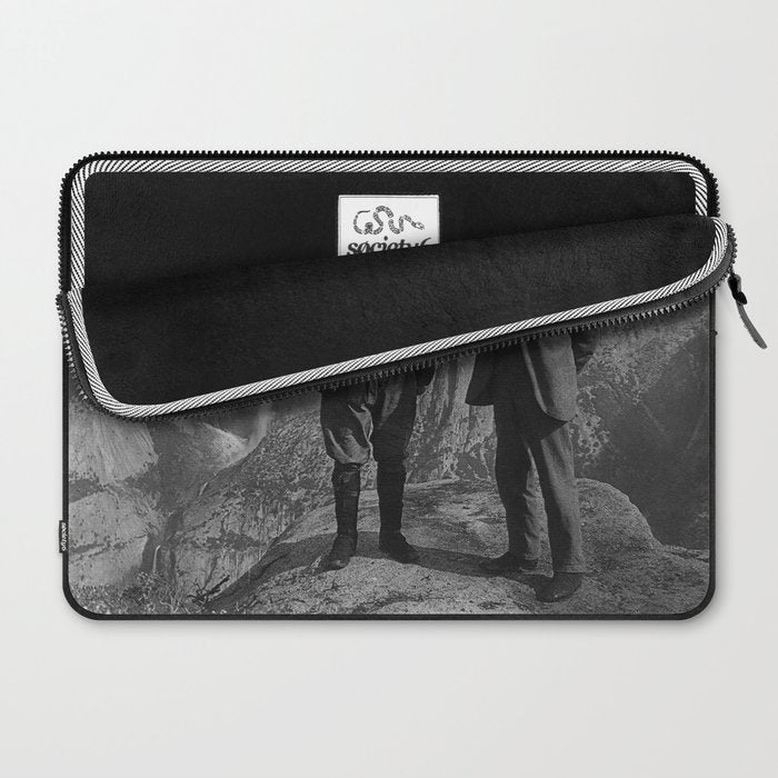John Muir Teddy Roosevelt Yosemite National Park Laptop Sleeve Gallery Image 2