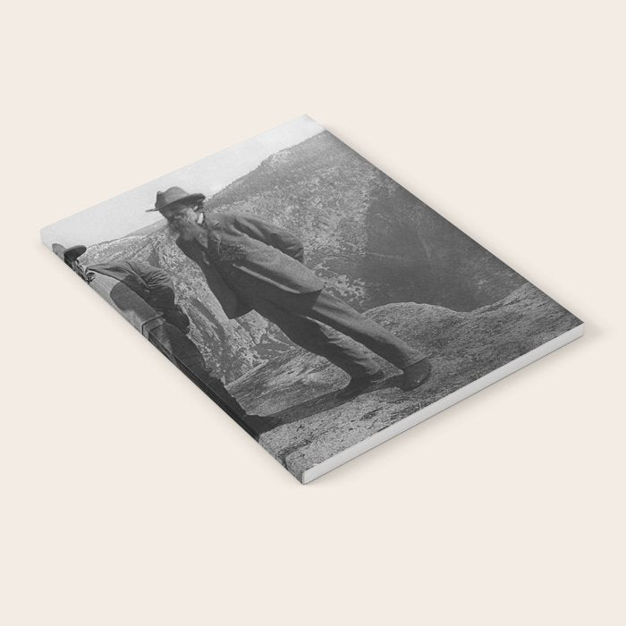 John Muir Teddy Roosevelt Yosemite National Park Notebook Gallery Image 1