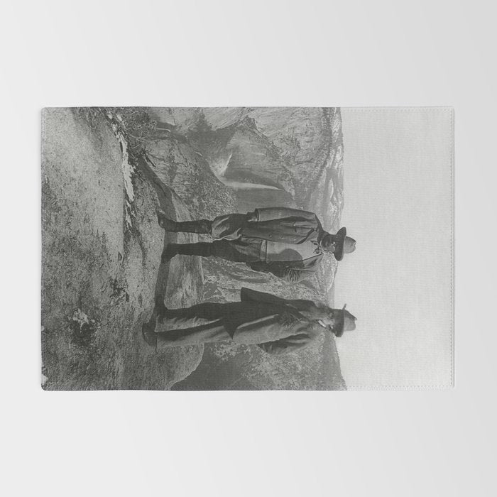 John Muir Teddy Roosevelt Yosemite National Park Rug Gallery Image 2