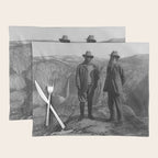 John Muir Teddy Roosevelt Yosemite National Park Placemat Gallery Image 1