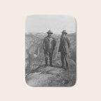 John Muir Teddy Roosevelt Yosemite National Park Bath Mat Gallery Image 1