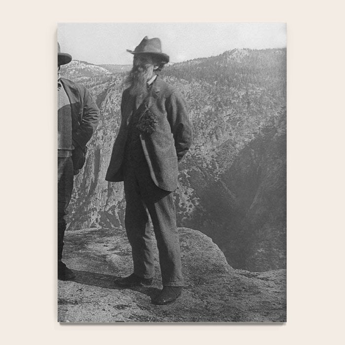 John Muir Teddy Roosevelt Yosemite National Park Notebook Gallery Image 4