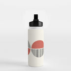 Minimalist circles Water Bottle Gallery Image 2