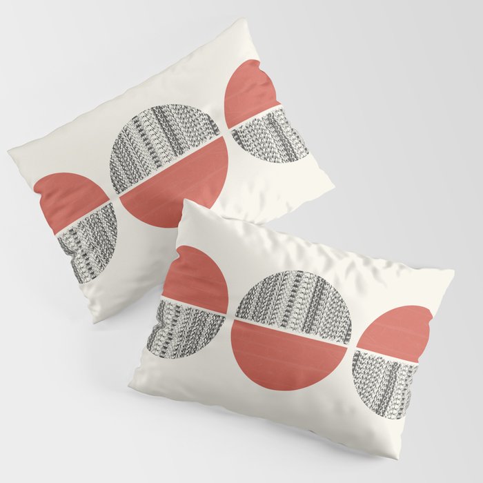 Minimalist circles Pillow Sham Gallery Image 1