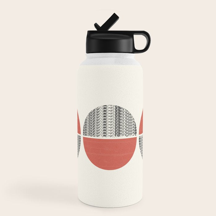 Minimalist circles Water Bottle Gallery Image 4