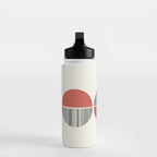 Minimalist circles Water Bottle Gallery Image 3