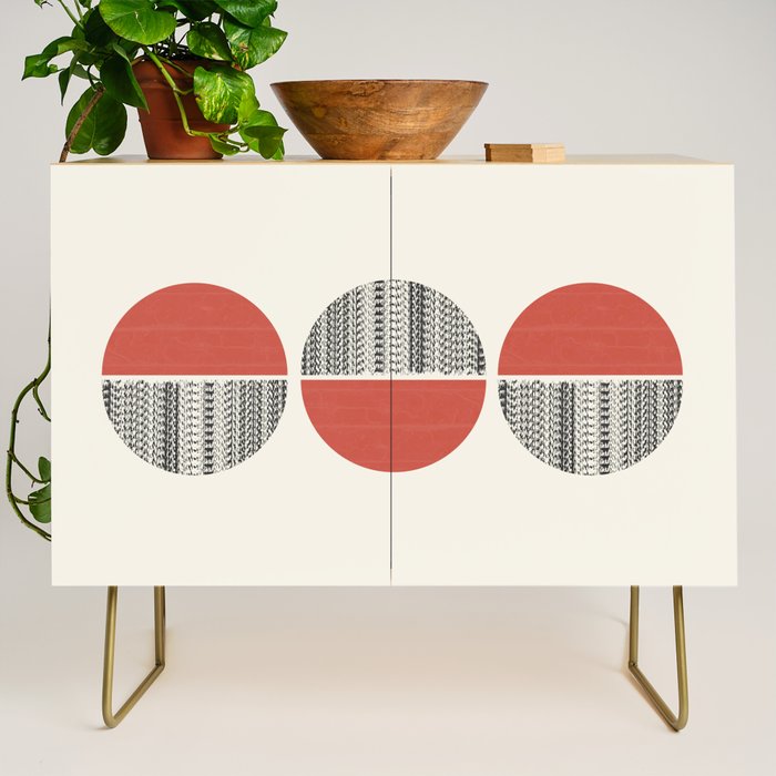 Minimalist circles Credenza Gallery Image 1