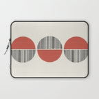 Minimalist circles Laptop Sleeve Gallery Image 1