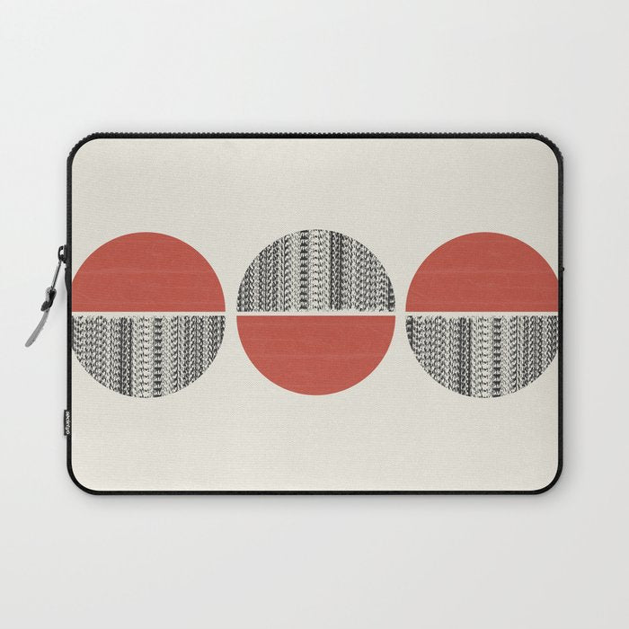 Minimalist circles Laptop Sleeve Gallery Image 1
