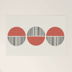 Minimalist circles Welcome Mat Gallery Image 1