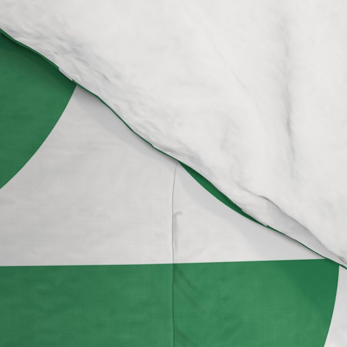 Mid Century Modern Geometric 04 Green Comforter Gallery Image 4