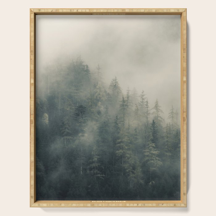 Misty Pine Forest 2 Serving Tray Gallery Image 1
