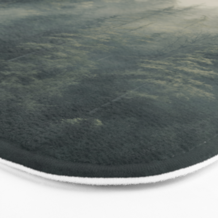 Misty Pine Forest 2 Bath Mat Gallery Image 3