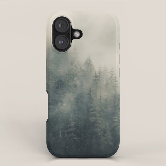 Misty Pine Forest 2 iPhone Case Gallery Image 1