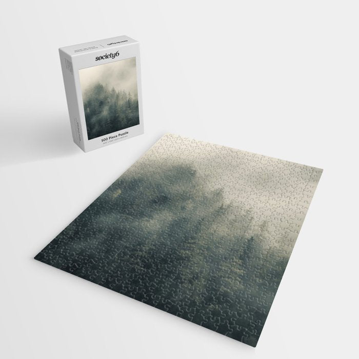 Misty Pine Forest 2 Jigsaw Puzzle Gallery Image 2