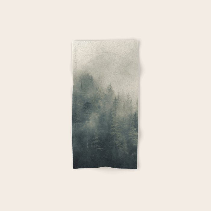 Misty Pine Forest 2 Bath Towel Gallery Image 1