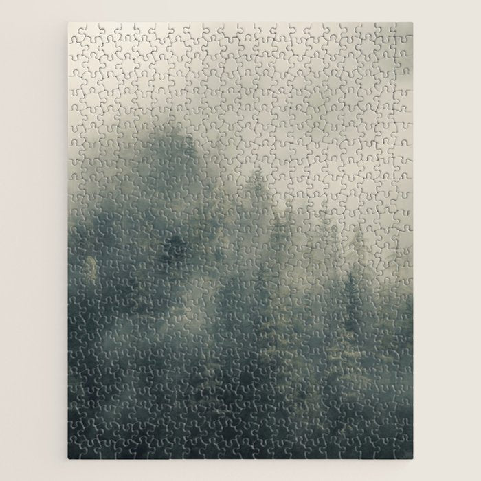 Misty Pine Forest 2 Jigsaw Puzzle Gallery Image 1