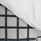 Dark Blue Grid Pattern Comforter Gallery Image 4
