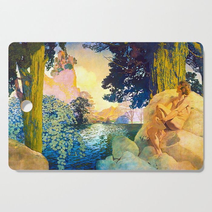 Maxfield Parrish Dream Castle Cutting Board Gallery Image 1