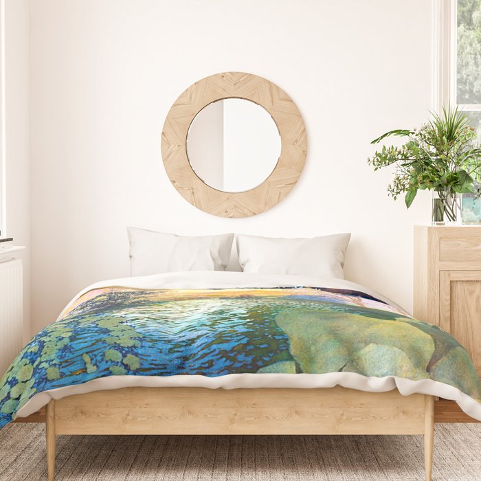 Maxfield Parrish Dream Castle Duvet Cover Gallery Image 3