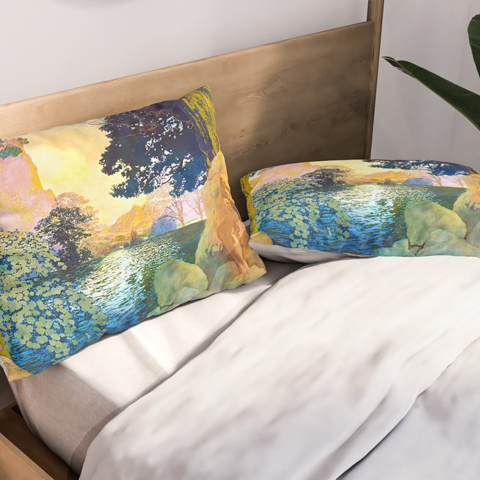 Maxfield Parrish Dream Castle Pillow Sham Gallery Image 2