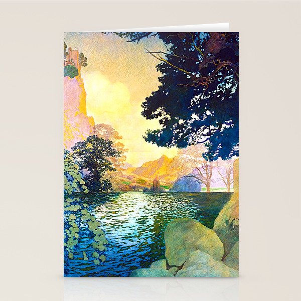 Maxfield Parrish Dream Castle Stationery Card Gallery Image 2