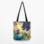 Maxfield Parrish Dream Castle Tote Bag Gallery Image 2
