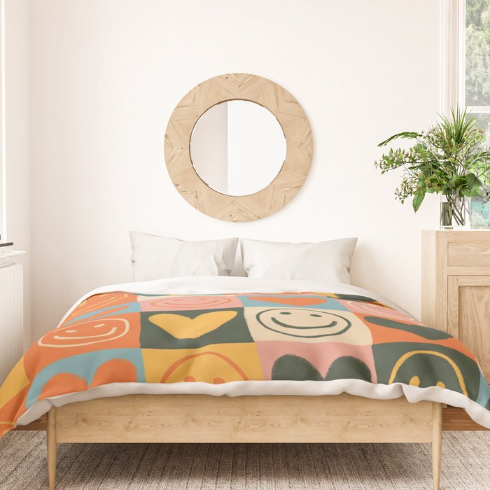 Happy love Duvet Cover Gallery Image 3