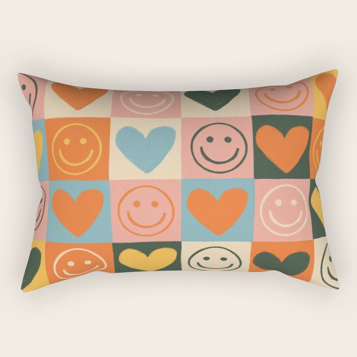 Happy love Rectangular Pillow Gallery Image 1