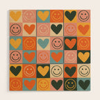 Happy love Wood Wall Art Gallery Image 1