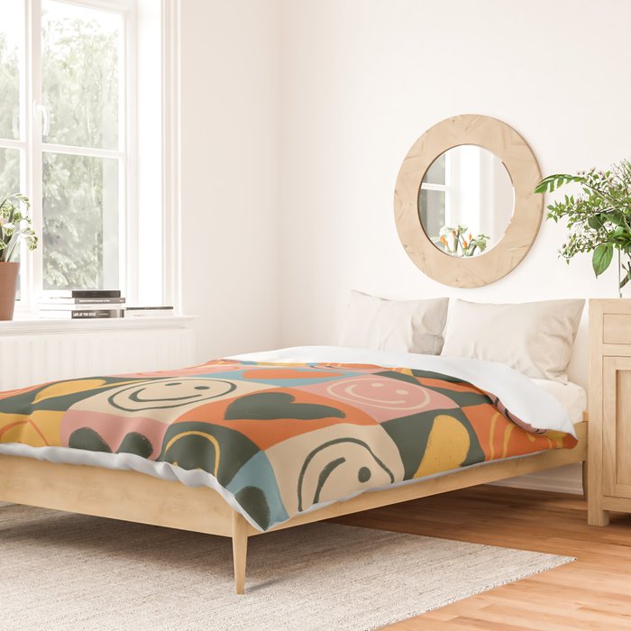 Happy love Duvet Cover Gallery Image 2
