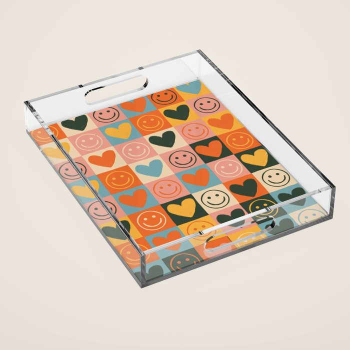 Happy love Acrylic Tray Gallery Image 1