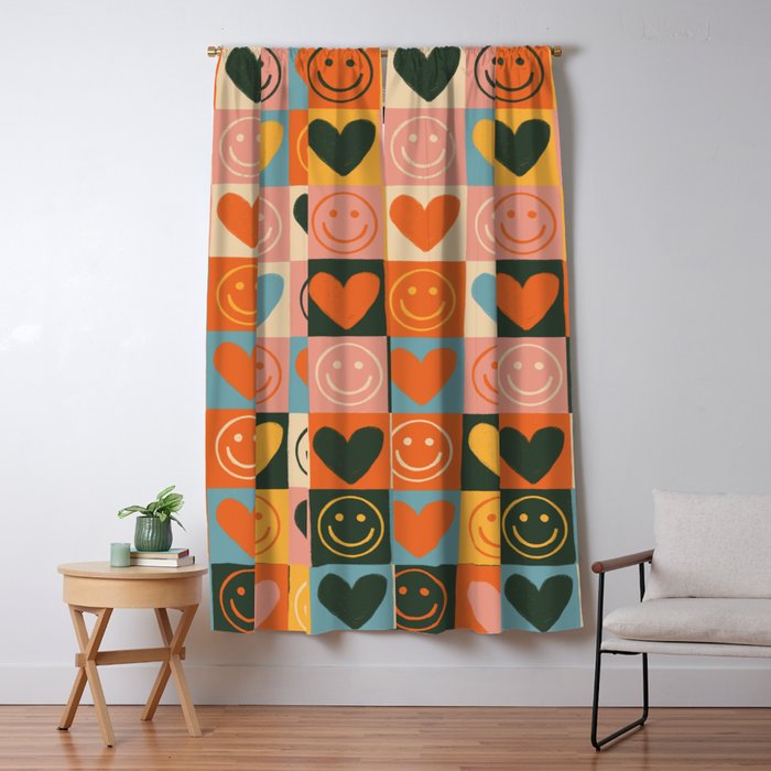 Happy love Window Curtain Gallery Image 5