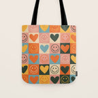 Happy love Tote Bag Gallery Image 1