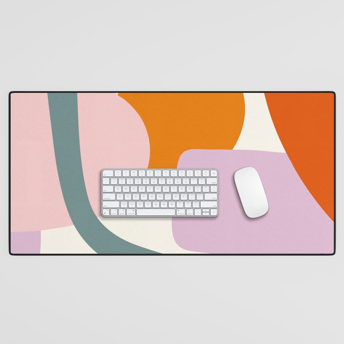 Rainbow Collage  Desk Mat Gallery Image 1