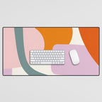 Rainbow Collage  Desk Mat Gallery Image 1