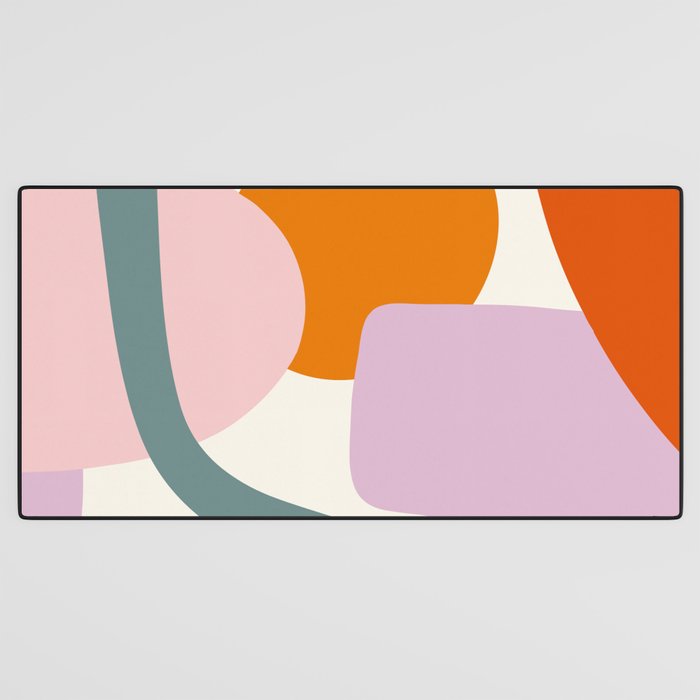 Rainbow Collage  Desk Mat Gallery Image 3