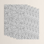 Nadia - Black and White, Animal Print, Dalmatian Spot, Spots, Dots, BW Wrapping Paper Gallery Image 3