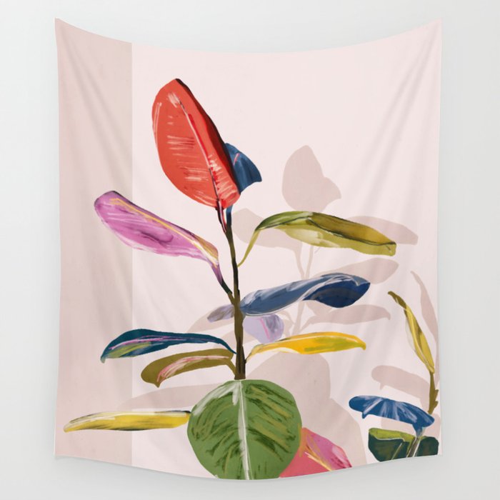 House Plant 6 Wall Tapestry Gallery Image 4