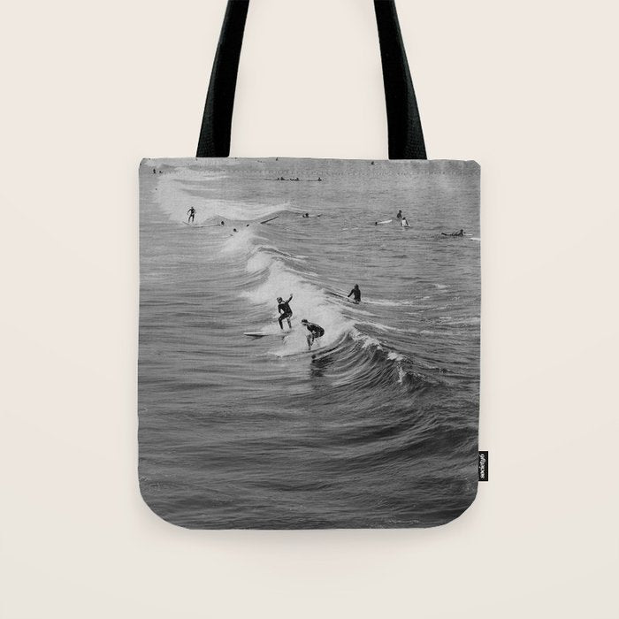 Surf Beach Photo Tote Bag Gallery Image 1