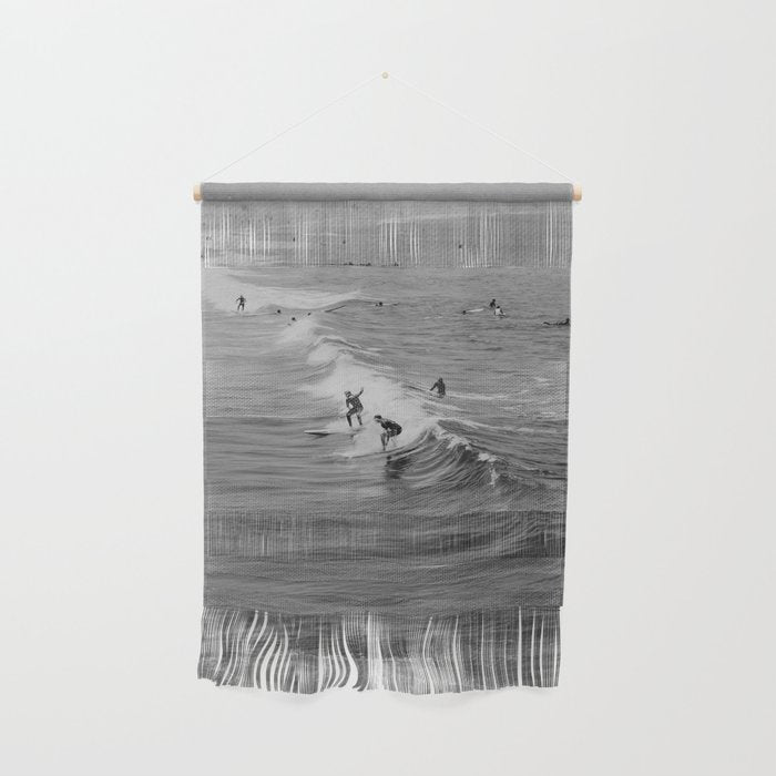 Surf Beach Photo Wall Hanging Gallery Image 1