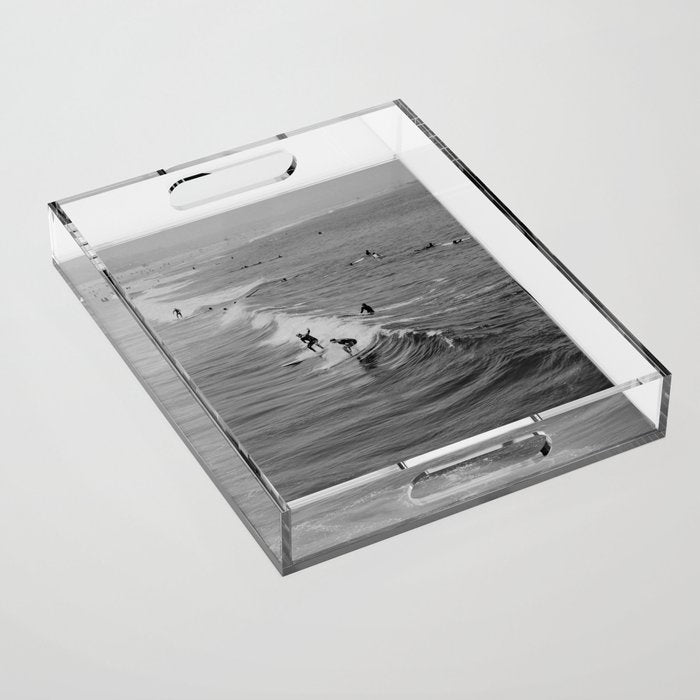 Surf Beach Photo Acrylic Tray Gallery Image 1