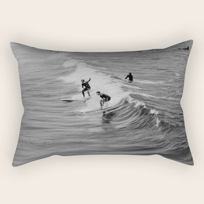 Surf Beach Photo Rectangular Pillow Gallery Image 2