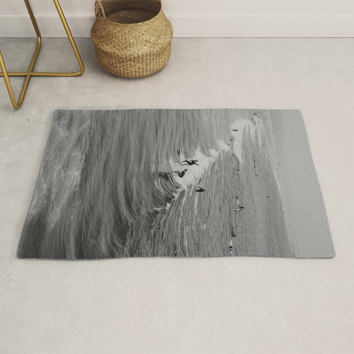 Surf Beach Photo Rug Gallery Image 1