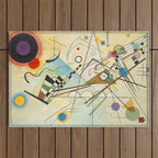 Wassily Kandinsky Composition 8 Outdoor Rug Gallery Image 1