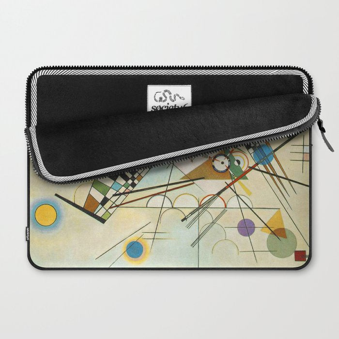Wassily Kandinsky Composition 8 Laptop Sleeve Gallery Image 2