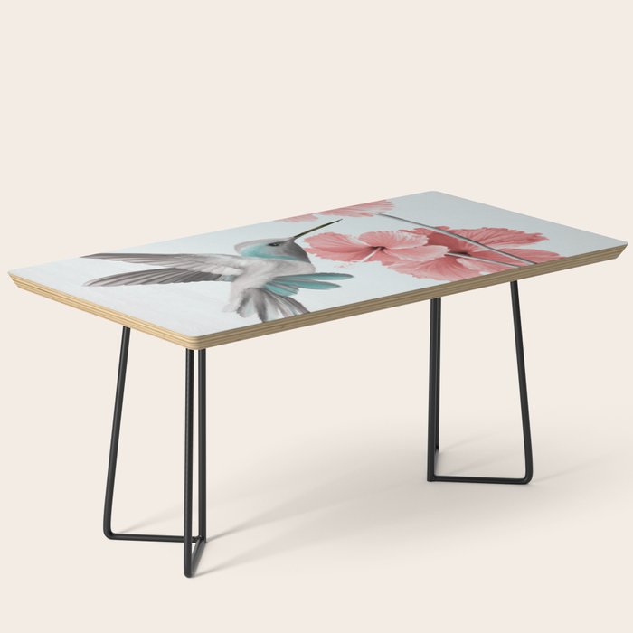 Hummingbird with Hibiscus Coffee Table Gallery Image 1